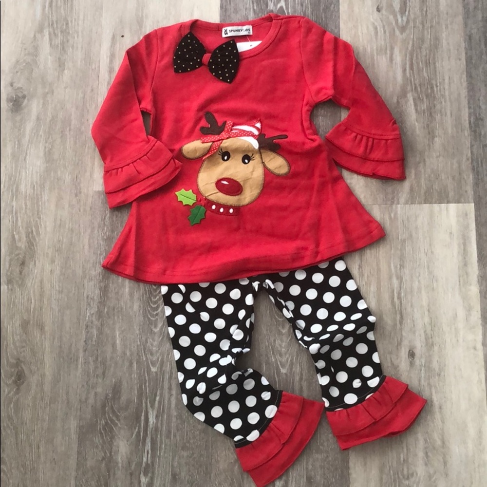 Boutique Spunky Kids Christmas Set
